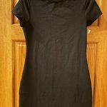 Reformation Nadia Knit Mini T Shirt Dress Black Size small Photo 3