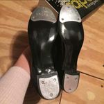 Capezio Jr. Tyette Black Patent Tap Shoes | Size 6N Photo 3