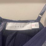 Lush Clothing Lush Blue and White Striped Midi Dress Photo 7