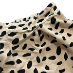 Stylish Black and Cream Wide Leg Pants Size M Photo 1