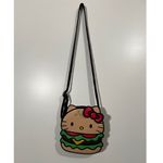 Hello Kitty Rare Loungefly  Sanrio Burger Purse Crossbody Zipper Photo 4