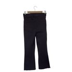 Spanx  20231R Medium Black The Perfect High Rise Cropped Flare Jeans Photo 4