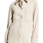 Vince oversized soft shirt tan jacket shacket size XS Photo 0