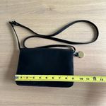 Brahmin  Vintage Luxury Designer Leather Small Crossbody Handbag Black 9"x6"x2.5" Photo 14