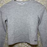 Aritzia TNA Gray waffle thermal Long Sleeve Top small euc Photo 0