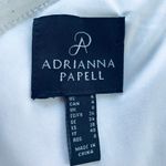 Adrianna Papell Womens Ivory One Shoulder Floral Lace Ruffled Jumpsuit Size 4 Photo 9