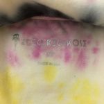 Electric & Rose Sports Bra Crop Top Crossover Straps Tie Dye Yellow Pink Blue XS Photo 2