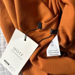MOTF Vibrant Orange Knit Dress Photo 2