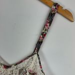 Victoria's Secret Vtg Victoria’s Secret Paisley Sheer Tank Sz Large Lace Trim Sexy Sleep Photo 3