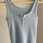 Brandy Melville Light Blue Cropped Tank Top Photo 0