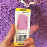 Seven7 Comfy Chenille Textured Sweater New  Medium Womens Pullover Wild Orchid Photo 8