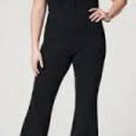 Spanx The Perfect Jumpsuit Flare Leg Sleeveless Stretch Black size XL Photo 0