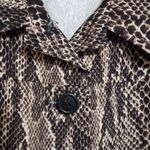 Star City STAR C.C.C. L 80s Vintage Snakeskin Print Waist Jacket Photo 2