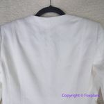 White House | Black Market New! White House Black Market WHBM Long Sleeve Collarless Jacket ecru, size 4 Photo 8