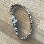 Sharp Ladies Watch Two Tone Stretch Bracelet Blue Dial Date Window NWOT Photo 5