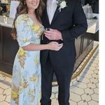 FAVORITE DAUGHTER The Vineyard Floral Print Maxi Dress in Sky Blue Size US 0 Photo 3