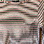 Gap Dress Womens Size small Blue/ref Striped 3/4 Sleeve Cotton Photo 1