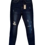 Black Pearl Denim Los Angeles Indigo Women’s Blue Distressed Skinny Jean Size 3 Photo 0