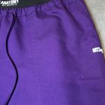Grey's Anatomy Active Scrub Pants Womens SP Purple Drawstring Waist Work Nursing Photo 2