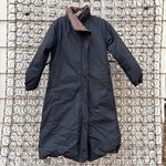 VTG Snowbird Denver long puffer down filled reversible winter coat parka MEDIUM Tan Photo 4