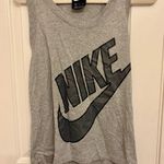 Nike  Women's Gray Muscle Tank Top - Medium Photo 0