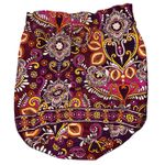 Vera Bradley  Safari Sunset Drawstring bucket bag warm colors 12" X 12" wipe away Photo 0