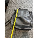 Frye  Olivia Leather‎ Backpack Large Black Bag Purse Photo 13