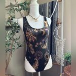 Free People  Something Pretty Bohemian Strappy Thong Bodysuit Photo 6