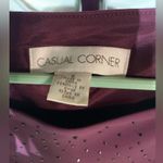 Casual Corner Eggplant Purple Dress Suit Size 6 Photo 9