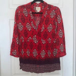 Maeve Anthropologie   Woodland Walk Top Photo 0