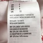 American Eagle NWT  Red & White Striped Paper Bag Waist Shorts Size 6 Photo 5