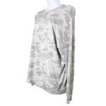 Athleta  Pure Luxe Printed Crewneck Pullover Sweatshirt Camo Print size M Photo 3