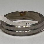 Stainless Steel Notched Ring Silver Photo 0