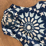 Equipment  100% silk geo print button down shirt dress Photo 5