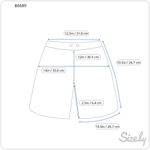 Free People FP Movement Womens Shorts Blue Paddle On Geometric Hi Rise Stretch Casual Small Photo 8