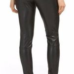 7 For All Mankind Black Faux Leather Slim Pants Size S Photo 1