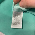 Entro  Crochet Mini Dress with Cap Sleeves and Pockets Mint NWT Medium Fit Photo 10