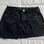 American Eagle Outfitters Black Jean Skirt Photo 0