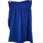 Susana Monaco ‎ blue silk ruched dress size 4 Photo 1