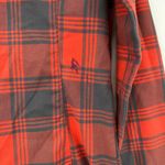Mountain Hardwear Women's Red Plaid Snap Front Hooded Shirt Size 2 Photo 6
