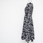 Calvin Klein Floral Print Scuba Crepe Midi Dress Photo 5