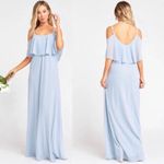 Show Me Your Mumu NWT  Caitlin ruffle maxi dress in steel blue SMALL Photo 6