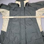 Columbia Jacket Womens Large Green Khaki Vintage Bugaboo Windbreaker Utility Photo 3