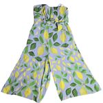 Anthropologie  Maeve Lemon Grove Strapless Jumpsuit Size: 10P Photo 2