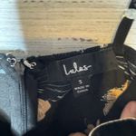 Lulus  Darling Daylily Black Floral Print High-Low Maxi Dress SM Photo 3