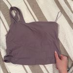 Lululemon  Ribbed Nulu Asymmetrical Yoga Tank Top in Purple Ash Photo 5