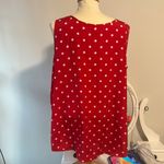 Faded Glory 49.  Red Polka Dot Tank Top Photo 1