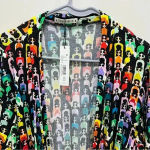 Alice + Olivia  “Willa Rainbow Stace Robe Kimono Size Xs Multicolor Photo 1