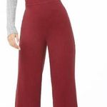 Maroon Suede Jump Suit Red Photo 0