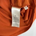 Falconeri Top Women's Small Burnt‎ Orange Pocket V Neck Made in Italy Casual Tee Photo 3